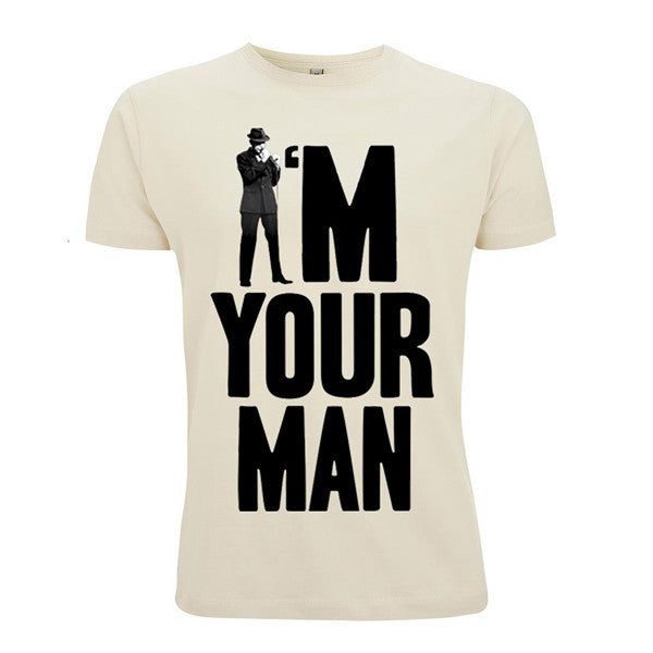 Faded White I'm Your Man T-Shirt