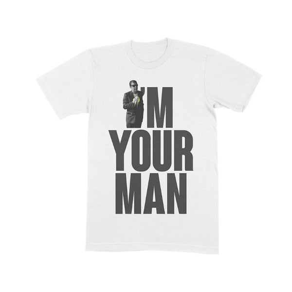I'm Your Man V2 Stone Wash White T-Shirt
